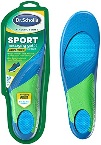 Close up of Dr. Scholl's Massaging Gel Advanced technology in the heel area.