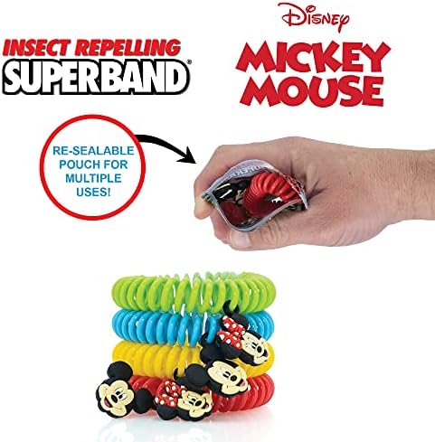 Superband Disney Mickey and Minnie Mouse charm wristband details