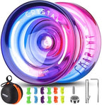 MAGICYOYO K2 dual purpose yoyo showing the unboxed accessories and storage bag.