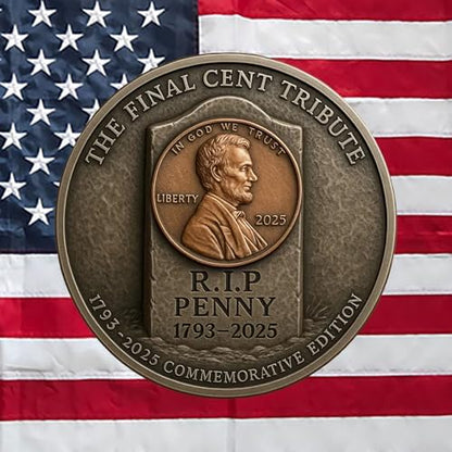 POYIPI US penny era historical collector coin held in hand for scale