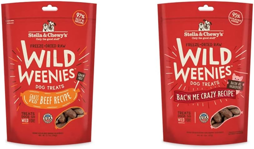 Stella & Chewy's Freeze-Dried Raw Wild Weenies Dog Treats - High-Protein Training Treats for Dogs & Puppies - All-Natural Chicken Recipe with 97% Meat & Organs - USA Made - 3.25 oz Bag - Image 11