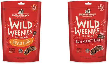 Stella & Chewy's Freeze-Dried Raw Wild Weenies Dog Treats - High-Protein Training Treats for Dogs & Puppies - All-Natural Chicken Recipe with 97% Meat & Organs - USA Made - 3.25 oz Bag - Image 11