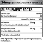 Osasuna Liposomal Astaxanthin 120 count bottle lifestyle