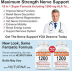 Nuturna premium health and wellness supplement bottle packaging layout