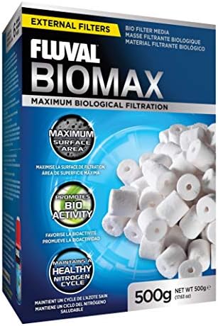 Fluval BioMax 500 grams ceramic rings close up