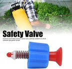 Garden backpack sprayer replacement valve with blue cap