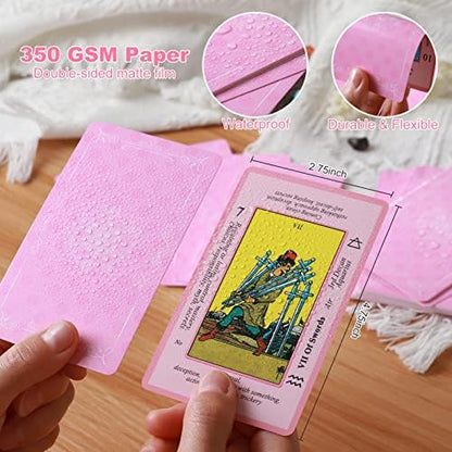 Myripoly beginner tarot deck guidebook and cards
