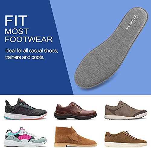 Demonstration of trimming shoe inserts for custom fit sizing.