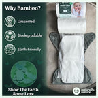 Naturally Nature diaper liners packaging showing 200 count total