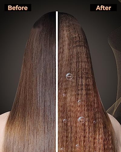 OKWRAP retro fluffy volumizer crimper showing the durable salon-style swivel cord layout.