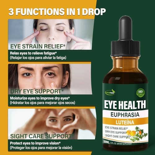 Verdeherb herbal eye supplement label showing bilberry and lutein
