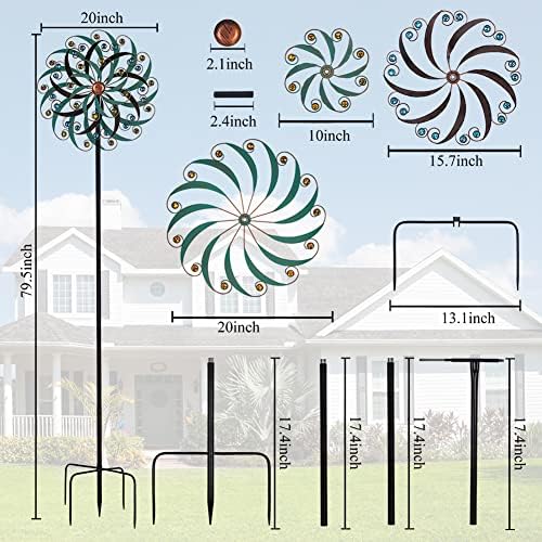 Vewogarden garden kinetic sculpture installed in lawn