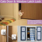 NestGuard safety latch with 3M adhesive for home security