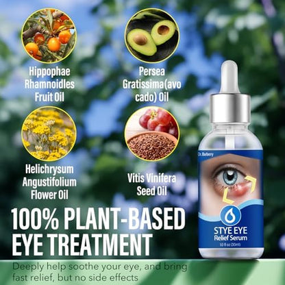Close up of Penntr stye relief serum texture