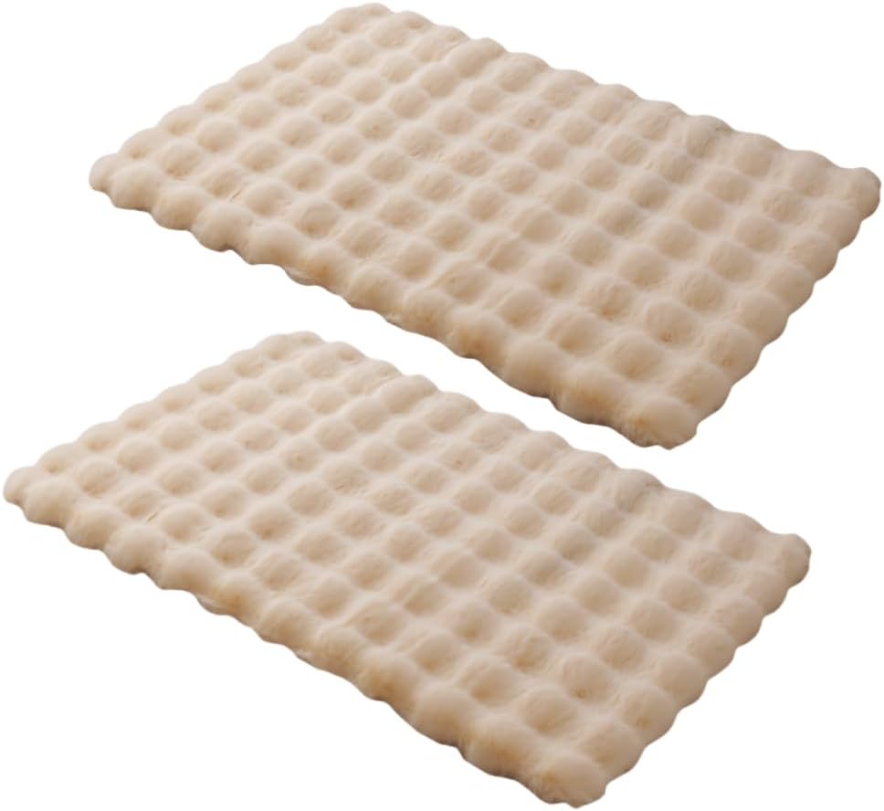SHENGOCASE 2-Pack 10"x14" Rectangular Faux Rabbit Fur Cat Dog Bed Cushion Pad Mat, Cat Tree Tower Replacement Cushion Pad for Window Perch Carrier House Cage Crate Kennel Furniture - Image 11