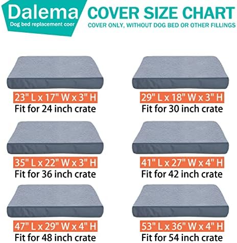 Grey Dalema dog bed cover opened up to illustrate the fillable interior space.