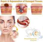 MORKORIA fast acting bee venom treatment applied to skin tag on neck