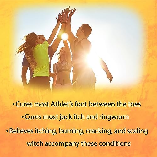 Imported USA skincare treatment for athlete's foot and jock itch relief.
