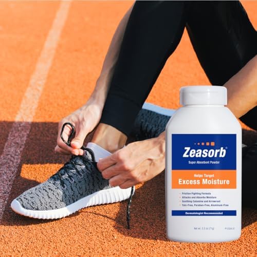 Authentic USA imported Zeasorb moisture control bottle for Indian e-commerce.