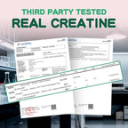 Danew Pro strawberry creatine gummies supplement facts label