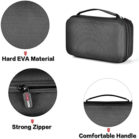 Comecase hard shell grooming kit organizer packed with two clippers and guide combs