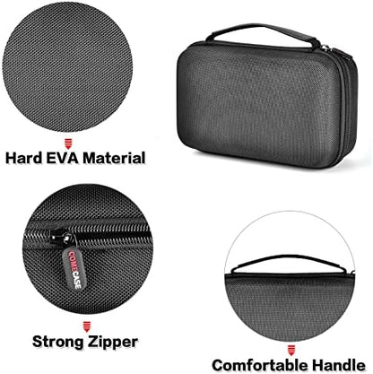 Comecase hard shell grooming kit organizer packed with two clippers and guide combs