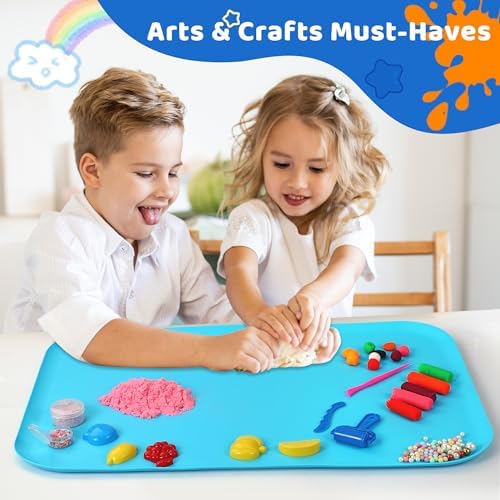AtMini kids art pad rolled up with silicone storage tape