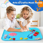 AtMini kids art pad rolled up with silicone storage tape