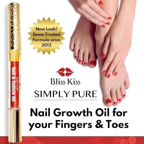 Bliss Kiss nail strengthener serum for repairing peeling and breaking fingernails
