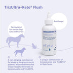 Authentic Dechra TrizULTRA+Keto pet ear and skin cleanser