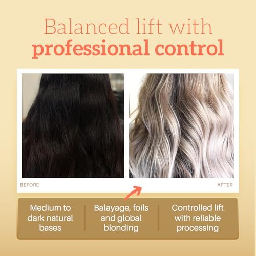 Robson Peluquero professional dust-free bleaching powder five hundred gram container standing upright.