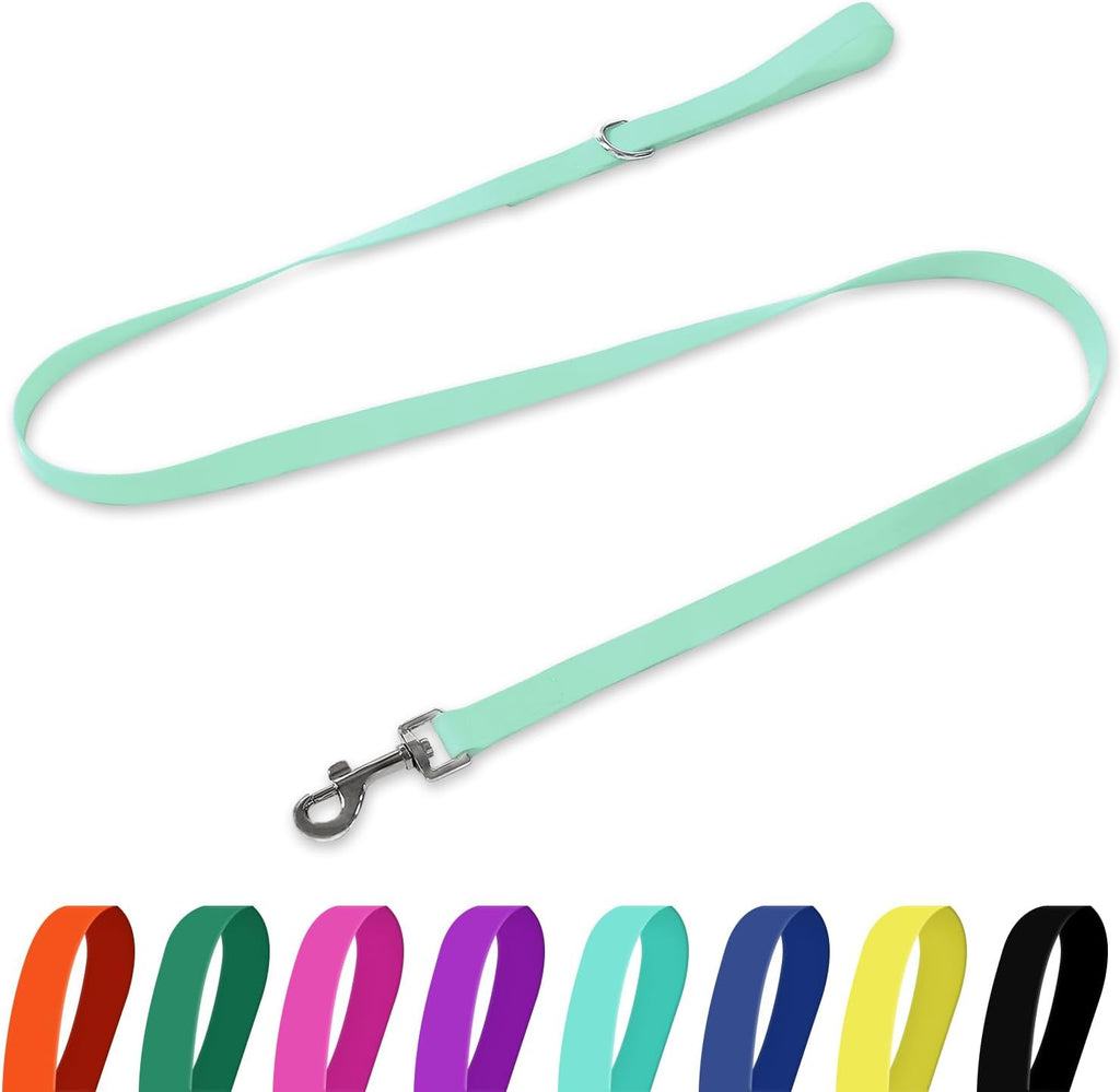 Waterproof Dog Leash, 5/6 FT Durable Odor-Proof Dog Leashes with Strong Metal Hooks Fits Small Medium or Large Dogs (Blue, 6FT - 1 inch Width) - Image 9