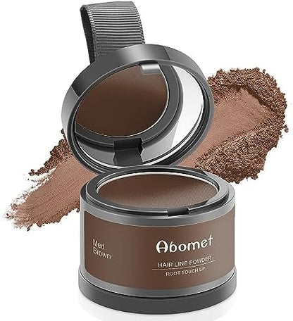 Abomet gray hair concealer powder travel friendly packaging