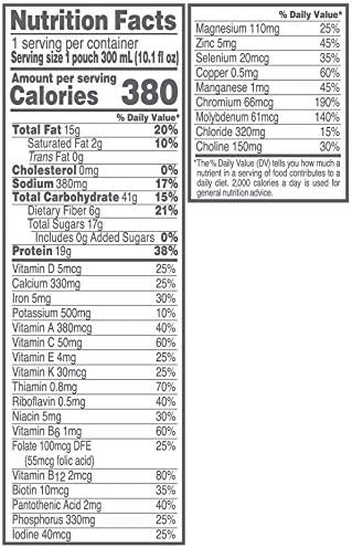 Compleat Organic Blends whole food vegan nutrition formula single pouch details