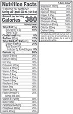 Compleat Organic Blends whole food vegan nutrition formula single pouch details