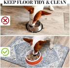 Cuslnox waterproof cat food mat texture
