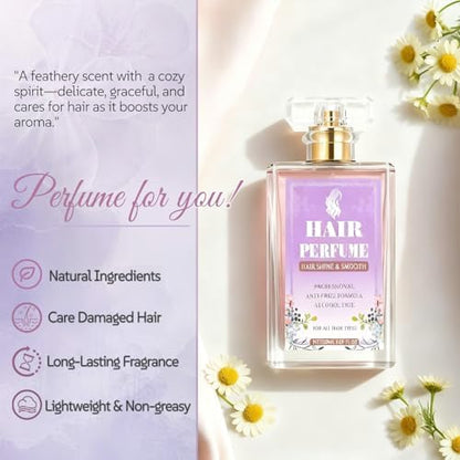 Travel size honey and chamomile hair fragrance mist