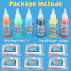 Wookidel aqua fairy water gel refill 6 pack bottles and powder