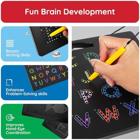 PicassoTiles educational toy with stylus in storage compartment.