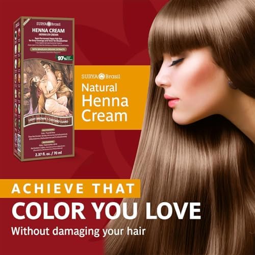 Vegan and cruelty free branding on Surya Brasil henna box