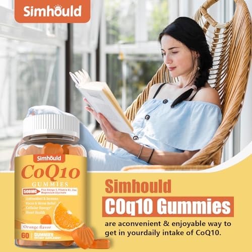 Simhould CoQ10 500mg Gummies 120 count twin pack display
