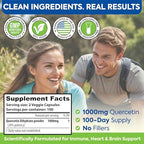 Dr. Martin's Nutrition Quercetin dietary supplement ingredients panel