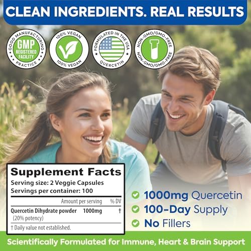 Dr. Martin's Nutrition Quercetin dietary supplement ingredients panel