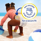Authentic Pampers Splashers 18 count swim diapers box