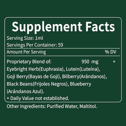 Verdeherb sight care liquid extract bottle on white background
