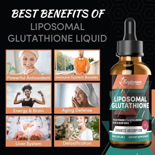 Zeylamum glutathione liquid supplement for skin and immune support