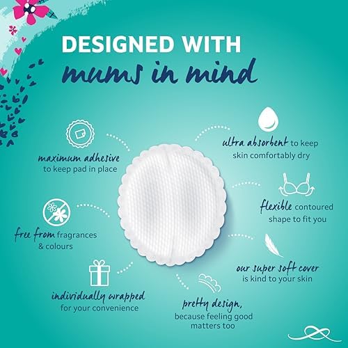 Lil-Lets maternity pads showing adhesive backing