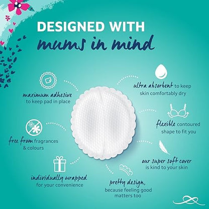 Lil-Lets maternity pads showing adhesive backing