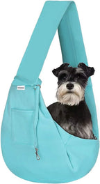 Stylish gray stripe pet papoose carrier for outdoor travel