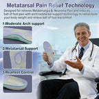 Side profile of Kelaide orthotic gel inserts showing arch height